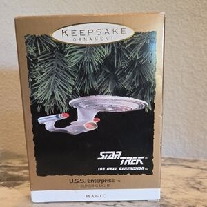 Star Trek Keepsake Ornament with Blinking Light